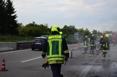 Oberndorf: A81 Stuttgart Richtung Singen hoehe AS Oberndorf